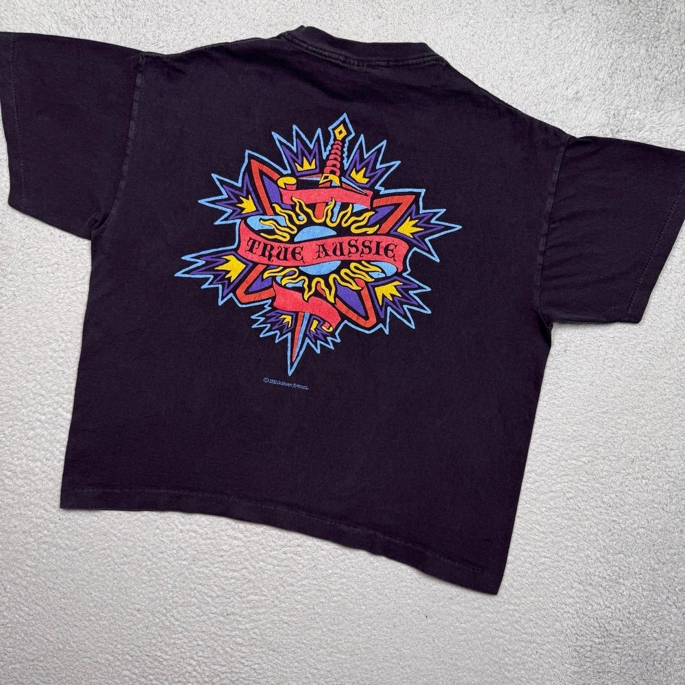 Vintage 1992 Surfβ Odyssey True Aussie Crop Top T-shirt